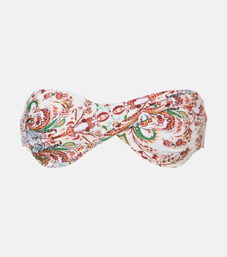 Melissa Odabash Top bikini Martinique con stampa