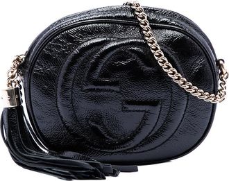 Gucci Pre-owned Gucci Mini Patent Soho Chain Crossbody Ladies BLBM8RQLANTB0JPI