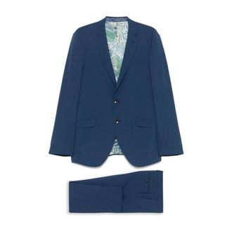 Etro Heren, Pakken, Blauw, Maat: M