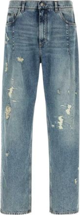 Dolce & Gabbana Straight Jeans - Heren - Regular Fit Jeans - Blauw - L - Jeans