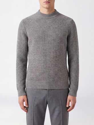 Zanone Ribbed Virgin Wool Crewneck Jumper