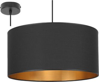 OEM L&aacute;mpara Colgante De Techo Con Pantalla Negra, Led, 40cm