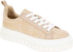 BCBGeneration Riso Platform Sneaker in Natural Raffia at Nordstrom Rack, Size 6.5