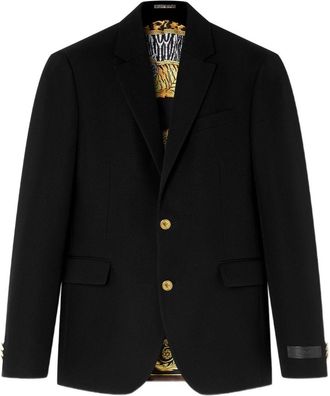 Versace Tailored Black Wool Jacket