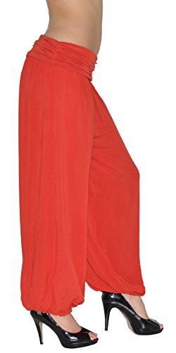 Pantalon Évasé WearAll Femme - Taille Haute, Jambe Large - Grandes Tailles 40 à 58 - 92% Polyester 8% Élasthanne