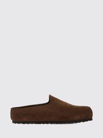Birkenstock Amsterdam Suede Mules with Round Toe and EVA Sole