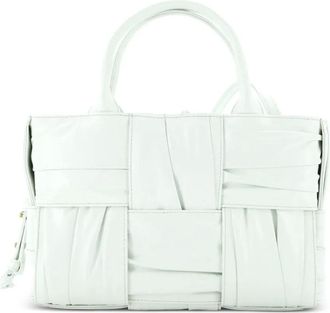 Bottega Veneta Arco Maxi Intrecciato Plisse Leather Mini tote bag - Groen