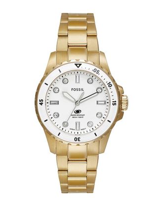 Fossil Womens Blue Dive Watch