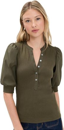 Veronica Beard Womens Coralee Top, Cypress