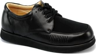Mt. Emey Mens Dual Depth Leather Shoes In Black