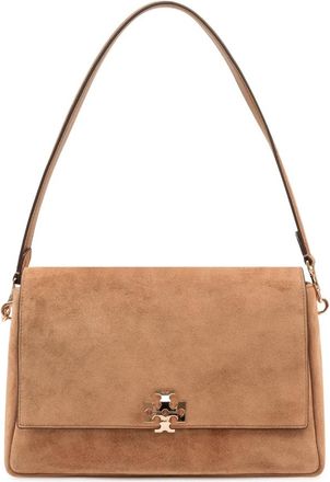 Tory Burch Charlie Schoudertas - Dames - Schoudertassen - Beige - ONE Size - Tassen