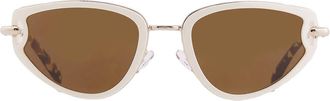 Tory Burch Ochre Cat Eye Ladies Sunglasses TY6115 334673 53