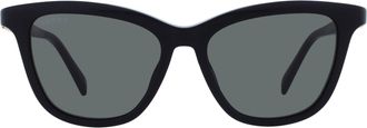Gucci Grey Cat Eye Ladies Sunglasses GG2032S 001 52