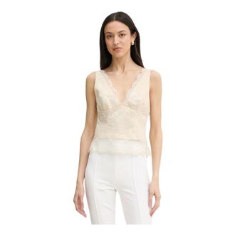 Pinko Mujer, Camisetas, Beige, Talla: L