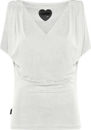 Roberto Ricci Design Cupro Kim Shirt - Dames - T-shirts - Wit - XS - Tops
