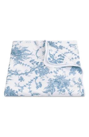 Matouk San Cristobal Cotton Duvet Cover in Sky at Nordstrom, Size Full