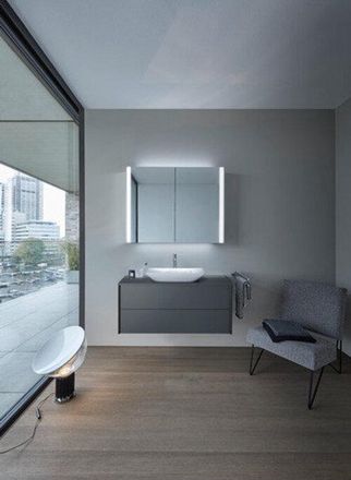 Duravit Duravit - Xviu Xv7142 Armario Con Espejos, 820x156 Mm, 2 Puertas