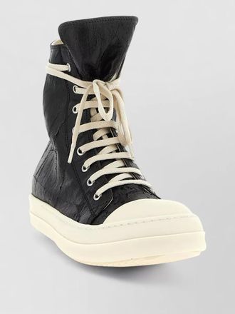 Rick Owens canvas boots