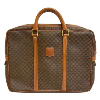 Celine Pre-owned Handbags, unisex, Brown, Size: ONE SIZE Pre-owned Macadam Briefcase