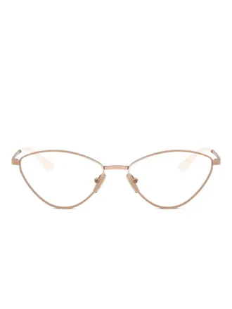 Vogue Eyewear cat-eye glasses - women - Metal - 55 - Gold