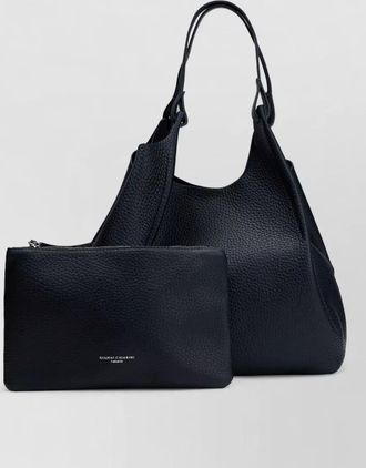 Gianni Chiarini leather tote bag with pouch
