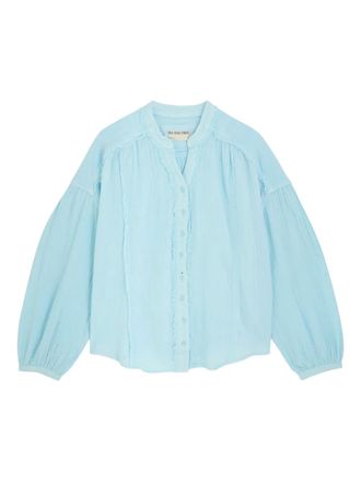 Free People Valley Double button shirt - Blu