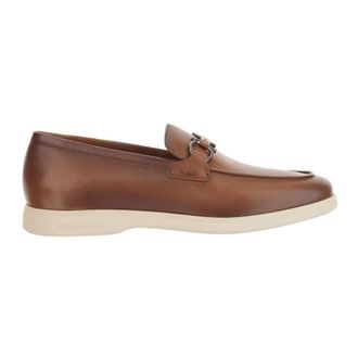 Ferragamo Heren, Schoenen, Bruin, Maat: 41 EU Leer