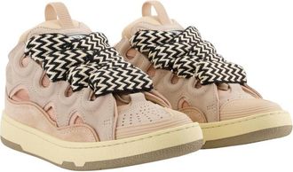 Lanvin Womens Curb Sneaker Pink Synthetic