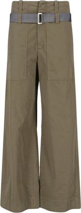 Seafarer Wide-Leg Pants - Green
