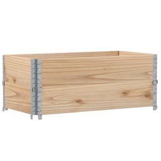 vidaXL Jardinera De Madera Maciza De Pino 100x50 Cm Vidaxl