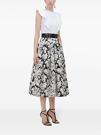Alexander McQueen Tanktop met franje - Wit