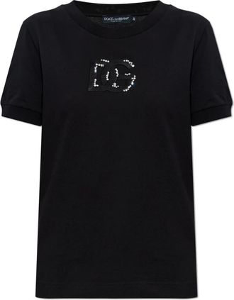 Dolce & Gabbana T-Shirts - Dames - T-shirts - Zwart - M - Tops