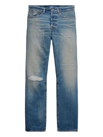 Polo Ralph Lauren Gerafelde jeans - Blauw