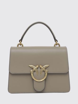 Pinko Mini Love Bag Monogram Calf Leather Handbag with Logo