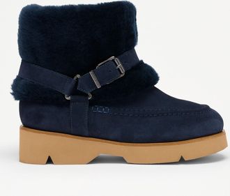 Russell & Bromley MIDLEWICH Double Shearling Harness Boot