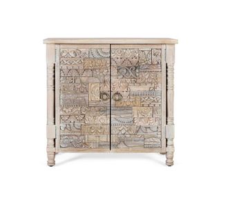 Giner&Colomer Aparador fabricado en madera de roble reciclada 90 cm