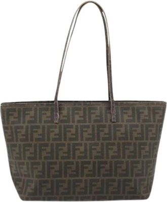Fendi Pre-owned Plastic Tote Bag - Dames - Vintage Shopper - Bruin - ONE Size - Vintage