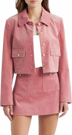 LoveShackFancy Aylin Jacket In Rose