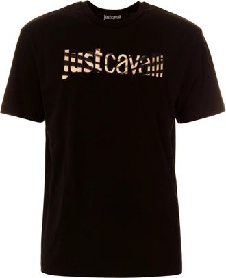 Just Cavalli T-shirts en Polos Zwart - Heren - T-shirts - Zwart - M - Tops