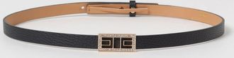 Elisabetta Franchi Cintura Elisabetta Franchi in pelle martellata con strass