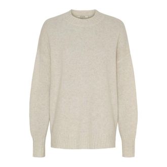 BTF-CPH Btfcph - Trui met ronde hals - Dames - Truien - Wit - Maat: XL Wol