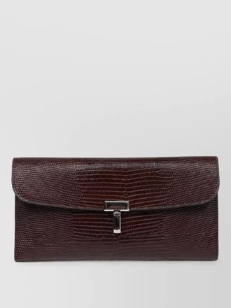 Toteme leather clutch bag