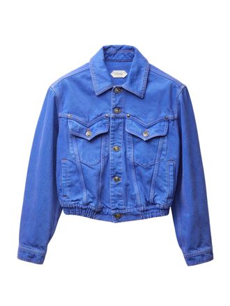 Versace Blue Medusa Accessory Denim Jacket
