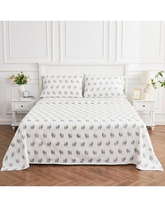 Melange Home M&eacute;lange Home 400 Thread Count Sheep Sheet Set