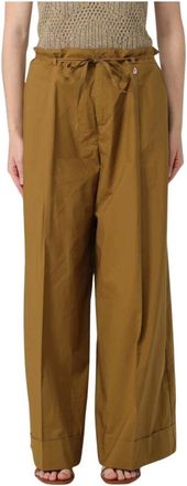 Liu Jo Dames, Broeken, Oranje, Maat: L