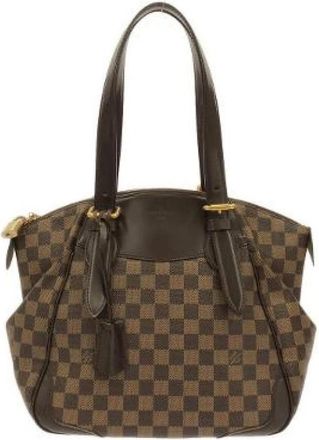 Louis Vuitton Pre-owned Damier Verona Schoudertas - Dames - Vintage Schoudertas - Bruin - ONE Size - Vintage