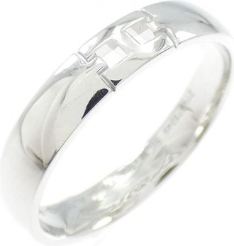 Herm&egrave;s White Gold (18K) Band Ring (Pre-Owned)