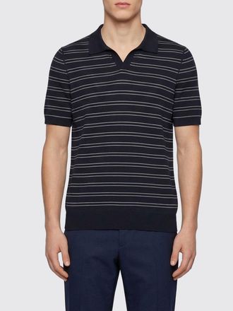 HUGO BOSS Polo in maglia di cotone Boss
