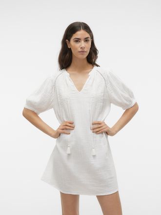 Vero Moda Tunikakleid »VMKISY 2/4 SLEEVE TUNIC WVN BTQ« Sommerkleid