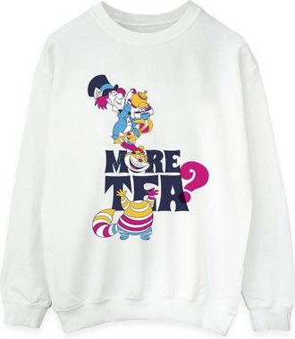 Disney Dames/Dames Alice In Wonderland Meer Thee Sweatshirt (Wit)